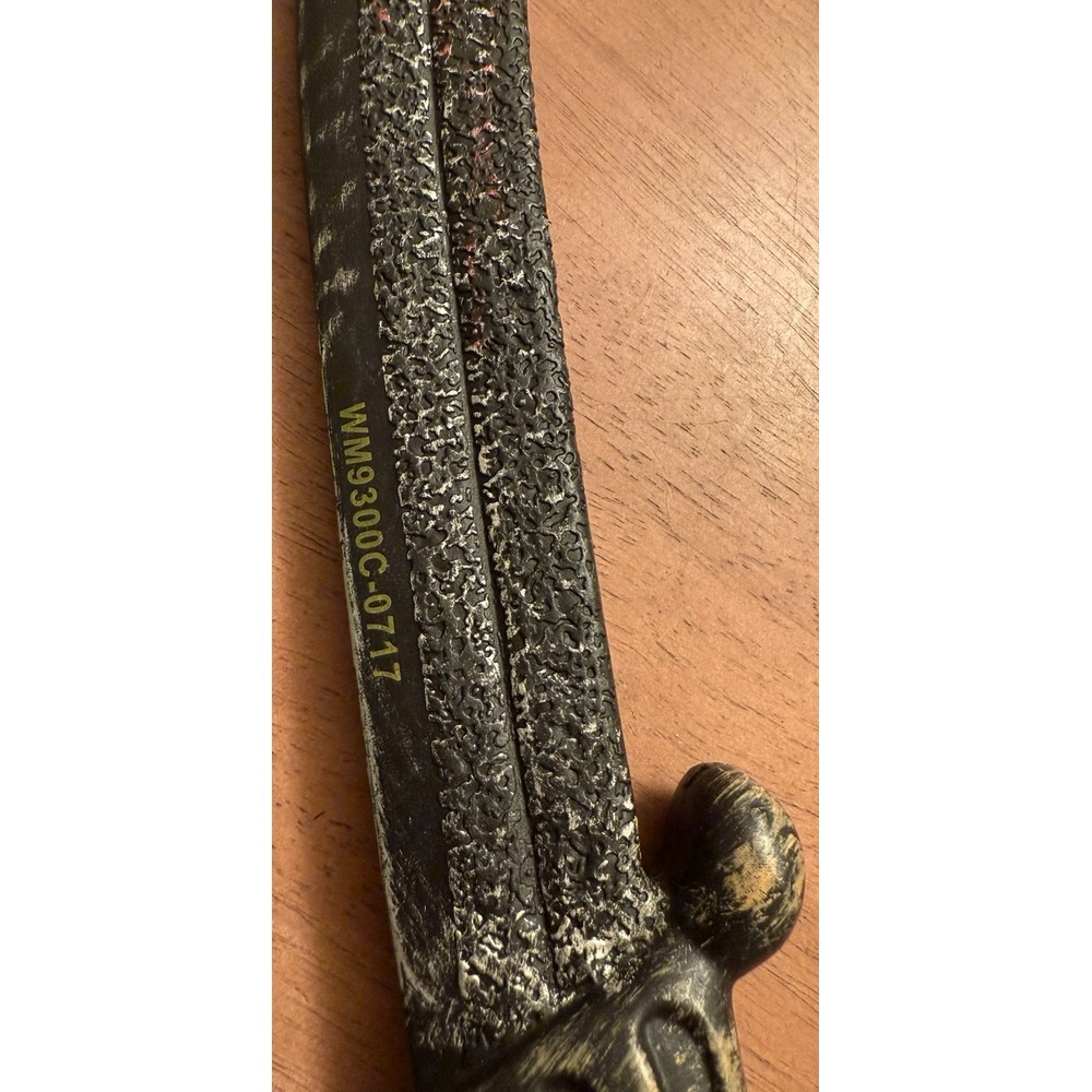 Novelty Pirate Cutlass Sword Costume Toy Halloween‎ Plastic 19.5"